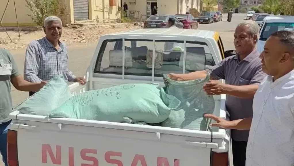 تموين الأقصر يضبط نصف طن دقيق بلدي مدعم داخل طاحونة غلال