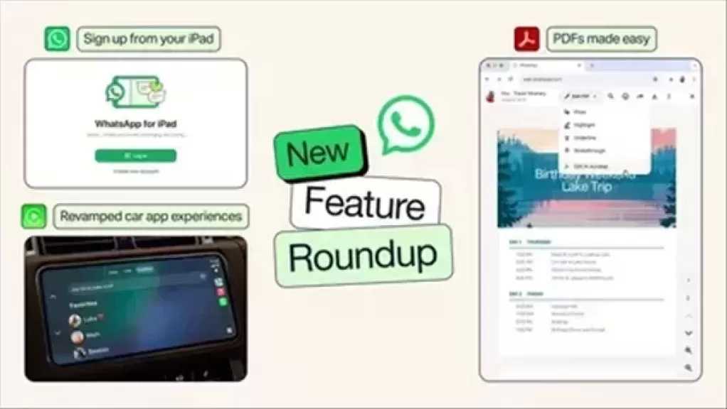 واتساب يتيح إنشاء حساب على iPad باسم مستخدم