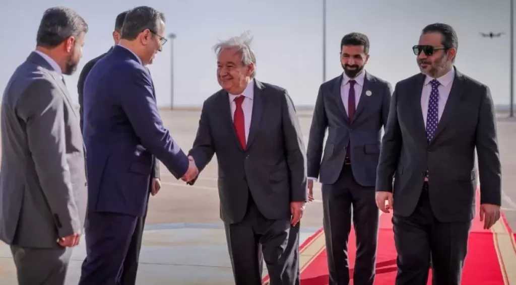 أنطونيو جوتيريش يصل سوريا لأول مرة بوصفه أمينا عاما للأمم المتحدة