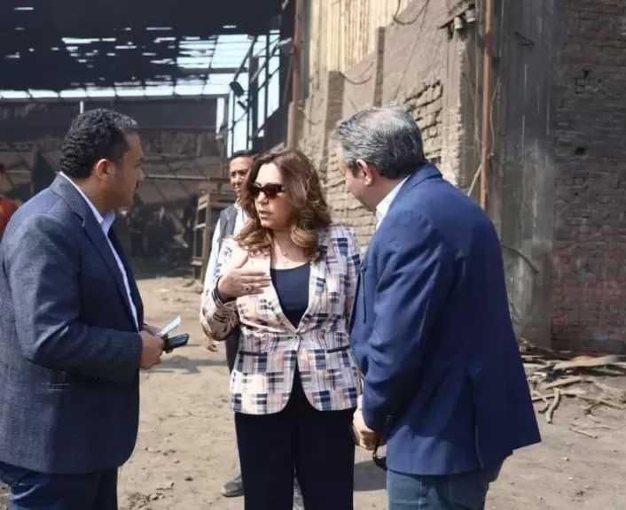 د.منال عوض توجه بسرعة توفيق الأوضاع البيئية للمنطقة وتكثيف حملات التفتيش البيئي