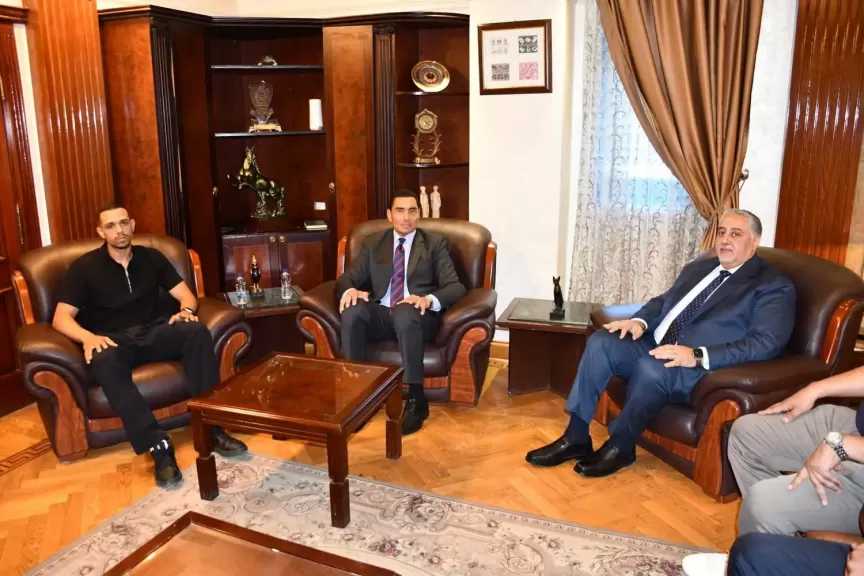 وزير الرياضة يستقبل مصطفي عسل وشركة روابط الراعية لمتابعة خطة الإعداد للأولمبياد