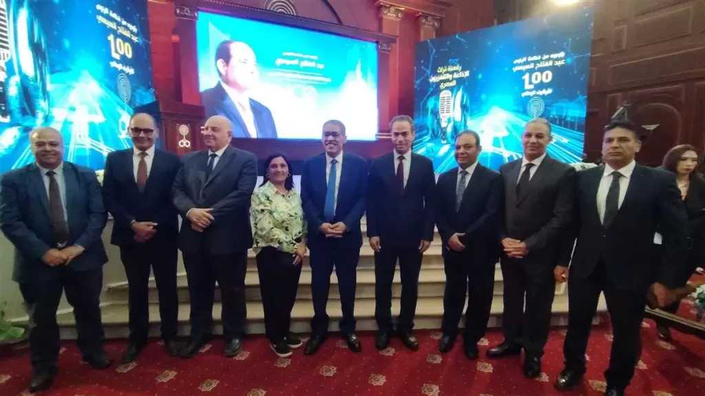 المسلماني يستقبل ضياء رشوان في مؤتمر رقمنة محتوى ماسبيرو
