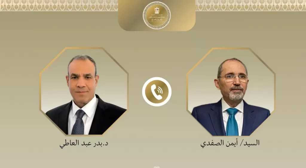 وزير الخارجية يبحث مع نظيره الأردني تطورات الأوضاع في الأراضي الفلسطينية وجهود خفض التصعيد