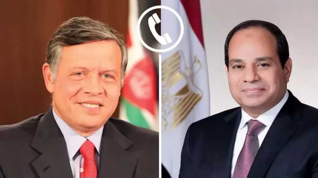 الرئيس السيسي يؤكد مساندة مصر الكاملة لكافة الإجراءات التي تتخذها القيادة الأردنية الحكيمة
