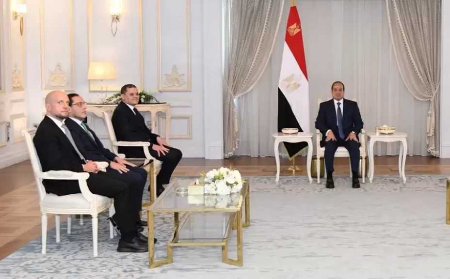 الدبيبة يعرب عن تقديره لزيارة مصر ولقاء الرئيس السيسي.. ويؤكد محورية العلاقات التي تجمع بين مصر وليبيا