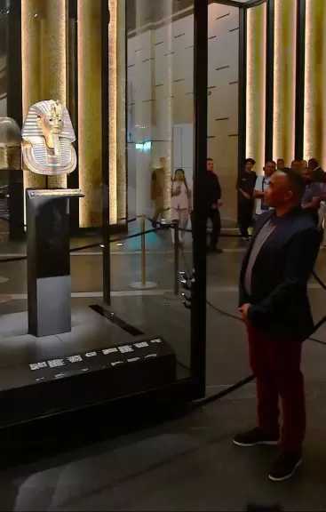 رئيس جمهورية مدغشقر يزور المتحف المصري الكبير