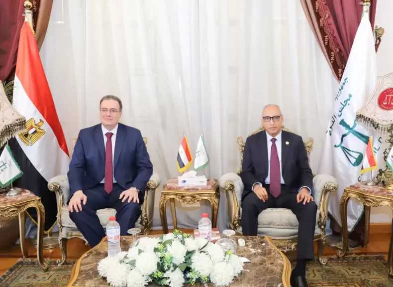 رئيس مجلس الدولة يستقبل رئيس الجهاز المركزي للتنظيم والإدارة لتقديم التهنئة