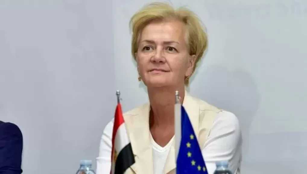 سفيرة الاتحاد الأوروبي لدى مصر: متضامنون مع القاهرة بشأن استهداف سفينتين بميناء دمياط