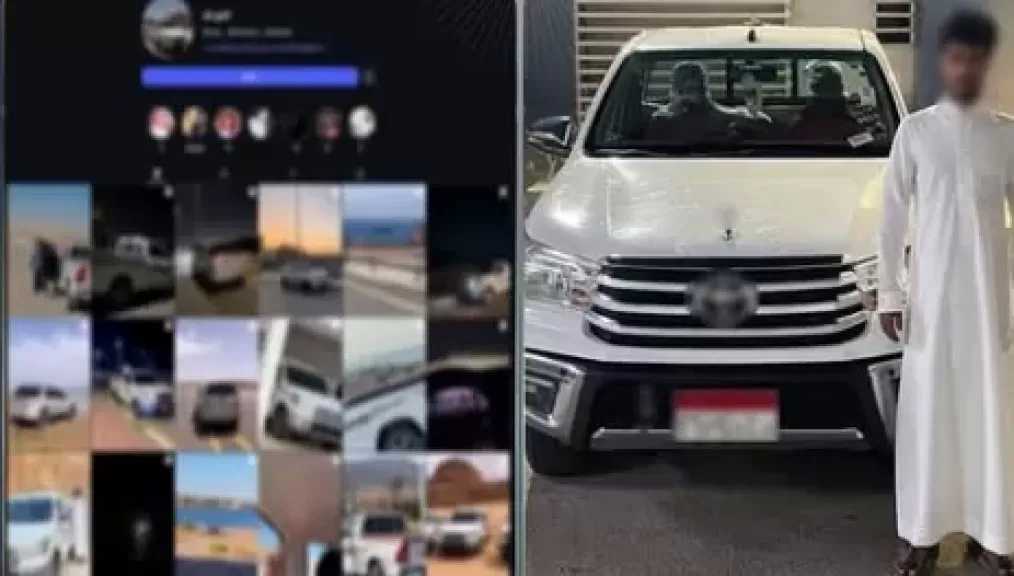 القبض على المتهم بتعريض حياته والآخرين للخطر بقيادة متهورة في جنوب سيناء