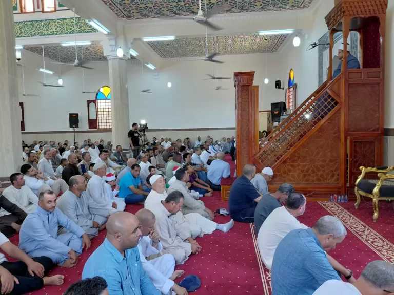 افتتاح مسجد فتح الله بعزبة فتح الله حماد في كفر الشيخ