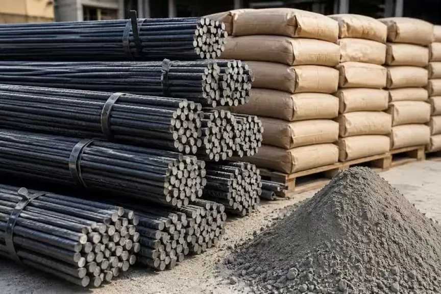 أسعار الحديد والأسمنت بأسواق مواد البناء اليوم السبت 8 أغسطس 2026