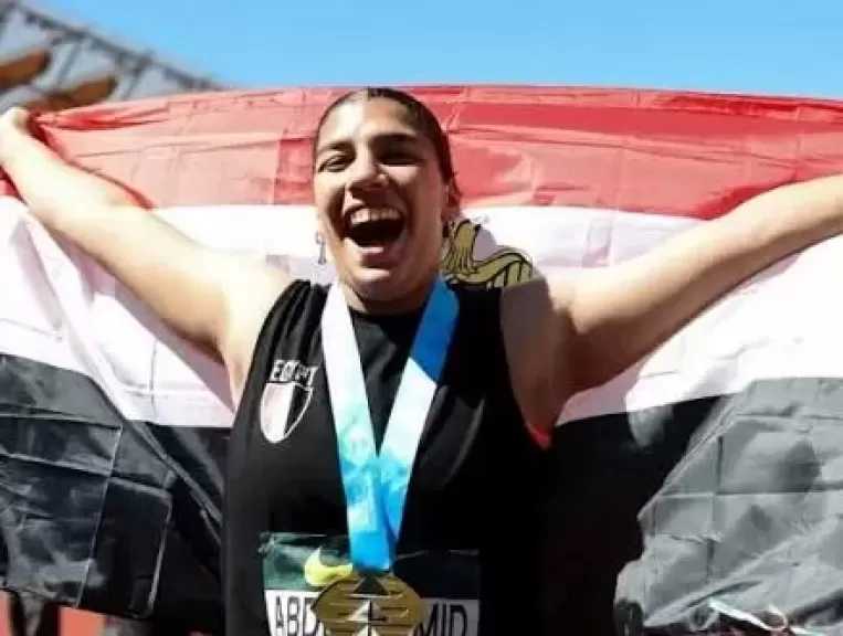 أسيل أسامة تحصد ذهبية تاريخية لمصر في بطولة العالم لألعاب القوى تحت 20 سنة