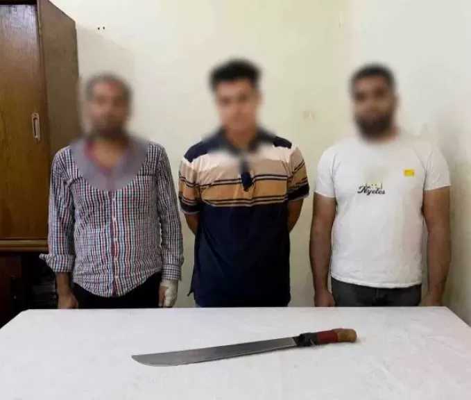كشف ملابسات ادعاء تعدي شخص على آخر بالضرب بسلاح أبيض لرفضه ترويجه المخدرات أمام منزله بالبحيرة