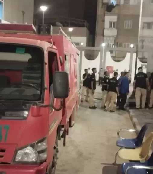 إطفاء كوم أمبو تسيطر على حريق داخل مستشفى كوم أمبو