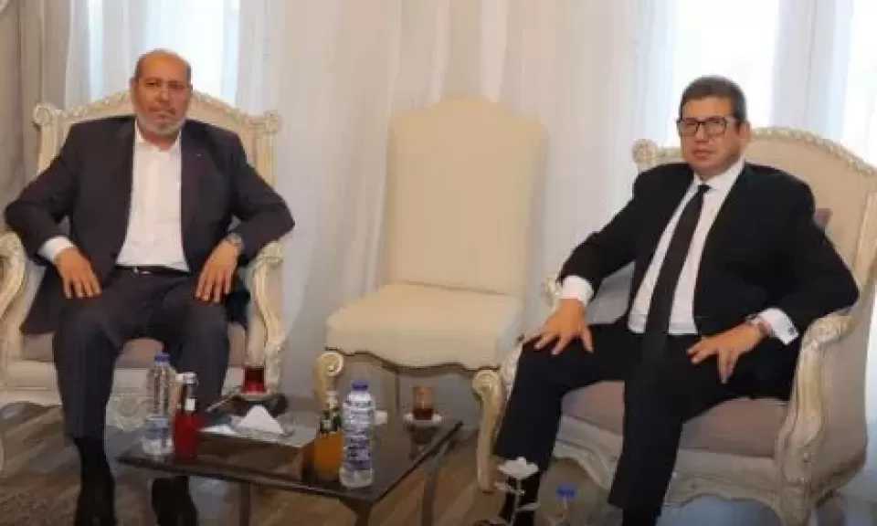 رئيس المخابرات يستقبل وفدا من حركة حماس برئاسة خليل الحية