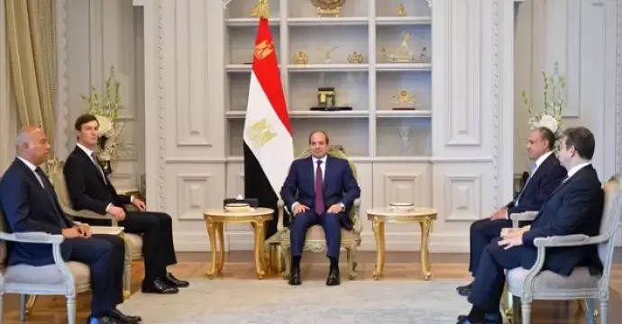 الرئيس السيسي يستقبل صهر الرئيس الأمريكي بمدينة العلمين