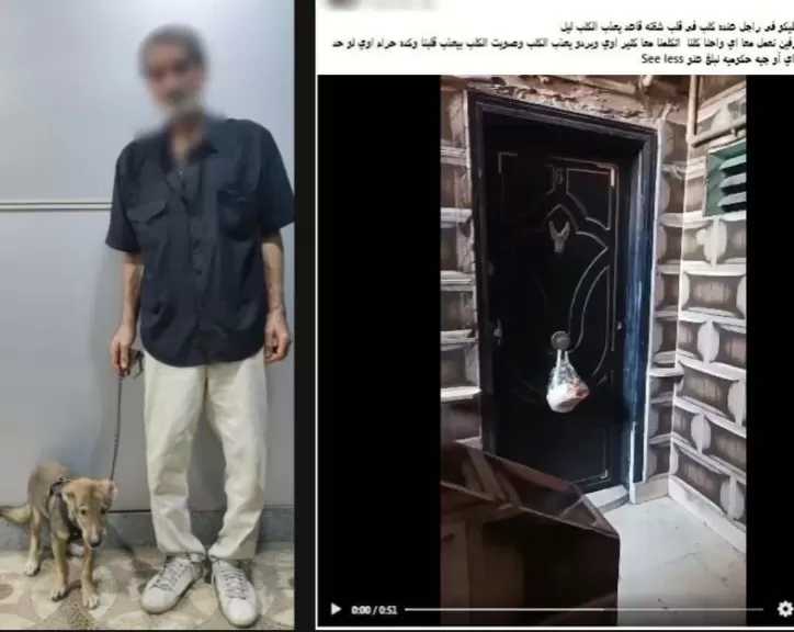 ضبط عامل تعدى بالضرب على كلب داخل مسكنه بالجيزة