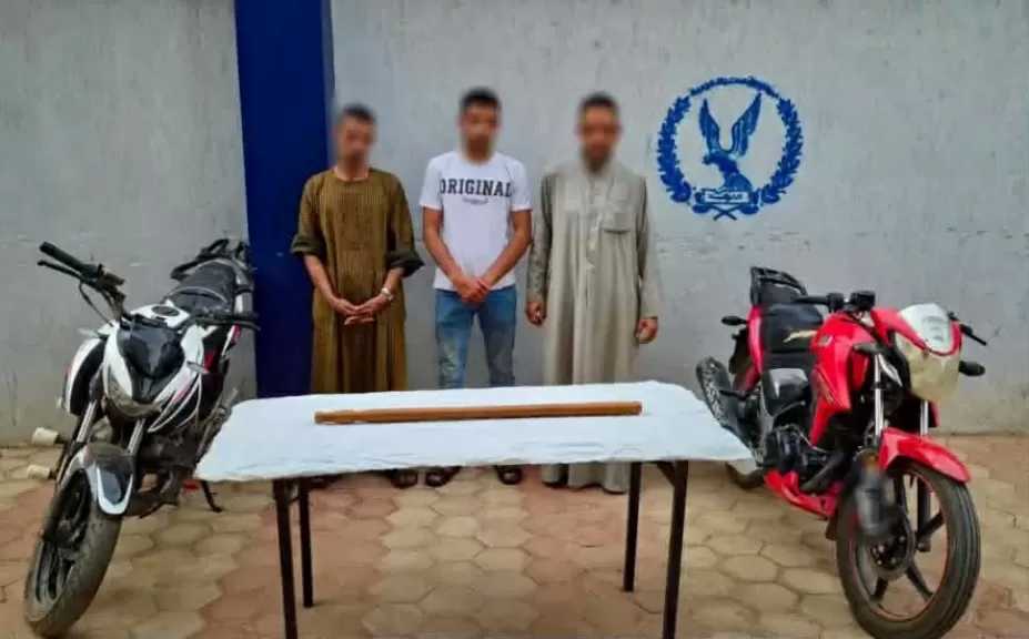 كشف ملابسات ادعاء طالب استدراج أشخاص له و سرقة دراجته بالإكراه في أسيوط