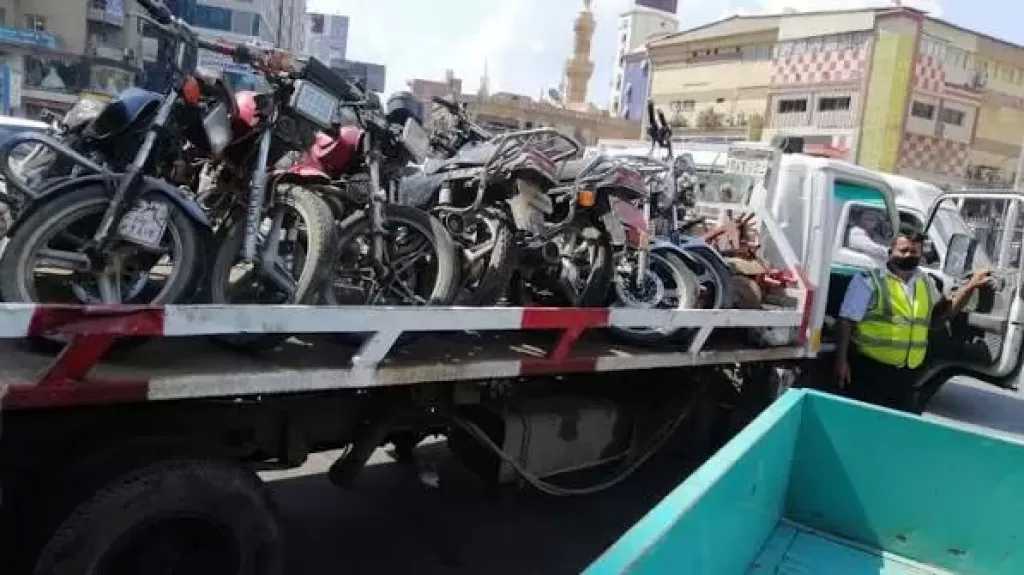 حملات مرورية موسعة تسفر عن رفع 466 دراجة نارية متروكة خلال 6 أيام