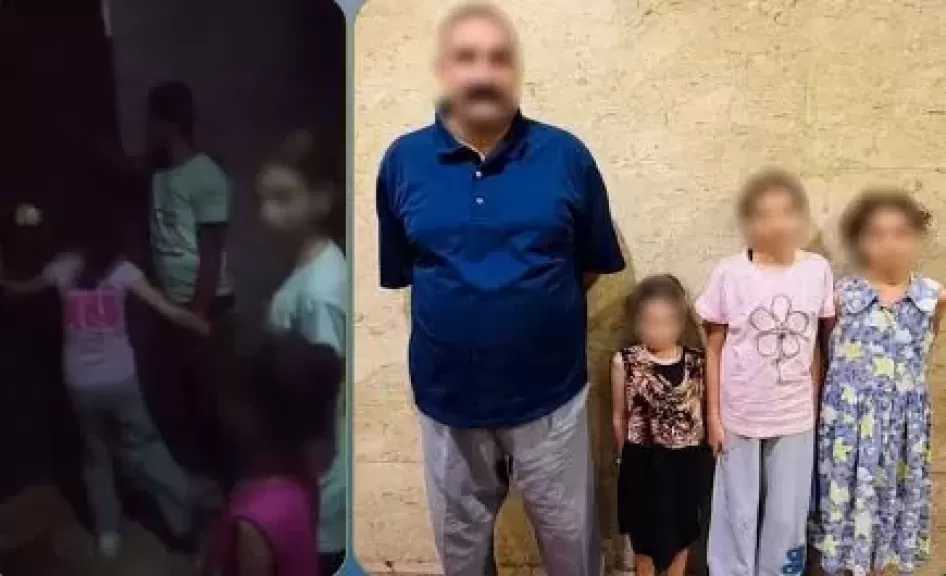ضبط شخص اعتدى بالضرب على بناته الثلاث في الخانكة