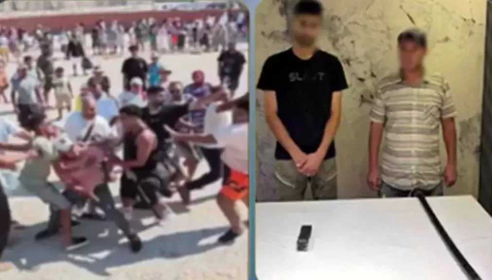 القبض على عاملين ضربا شابا بصاعق كهربائي بشاطئ في مطروح