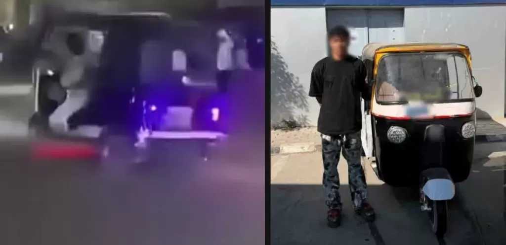 استعراضات خطرة بـ«التوك توك».. القبض على سائق ظهر في فيديو يقود برعونة بالقاهرة