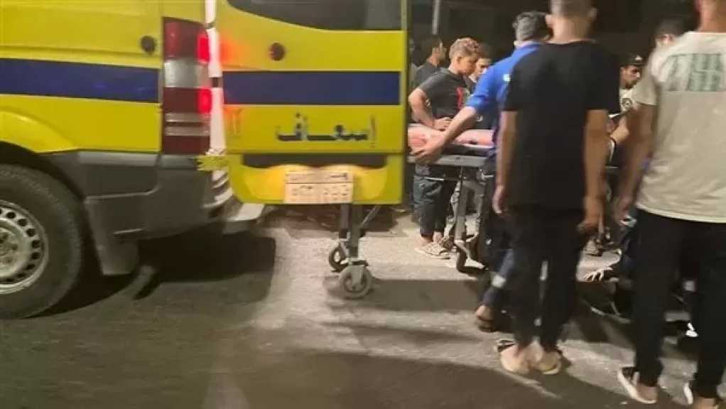 إصابة سيدة ونجليها وسائق في حادث تصادم أعلى دائري المنيب
