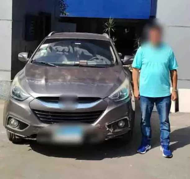 ضبط قائد سيارة ملاكي لسيره برعونة والاصطدام بسيارة شخص والتعدي عليه بالسب بالقاهرة