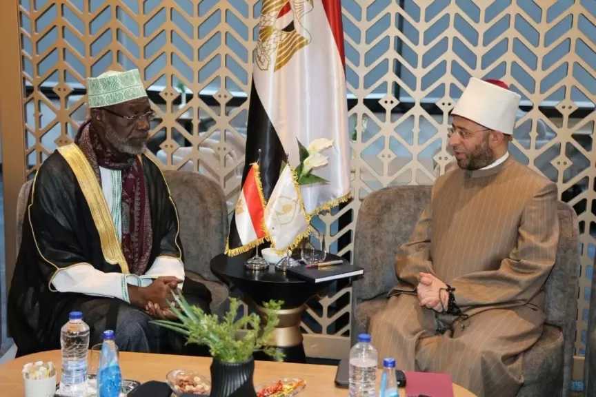 مفتي الكونغو: مصر عنوان للعلم والتيسير والفضل والكرم