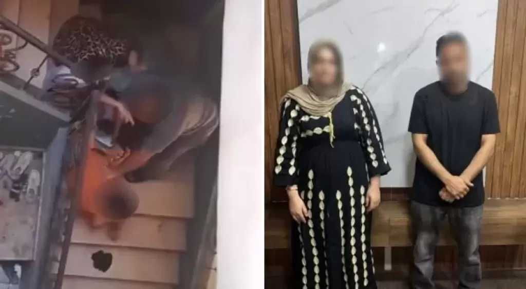 ضبط شخص وزوجته لاعتدائهما بالضرب على زوجة شقيقه في البحيرة