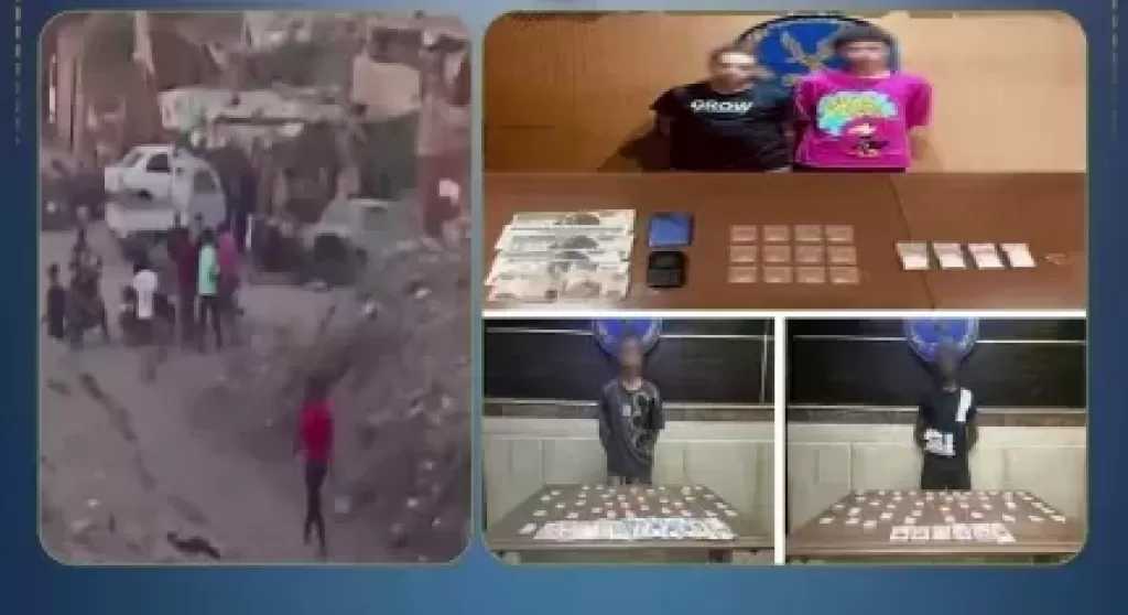 ضبط 4 عاطلين بالجيزة لترويجهم المواد المخدرة وإتلاف سيارة ميكروباص
