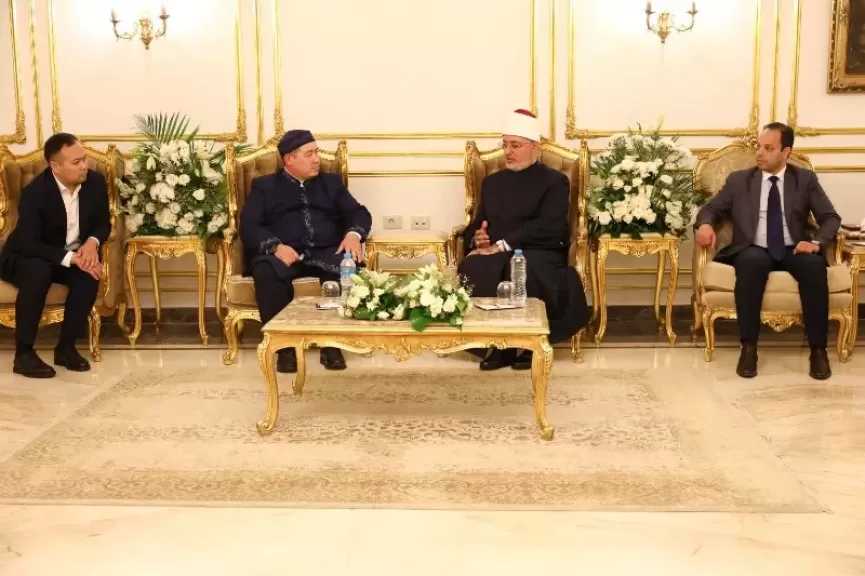 مفتي الجمهورية ونائب مفتي كازاخستان يبحثان مواجهة النوازل الفقهية المعاصرة