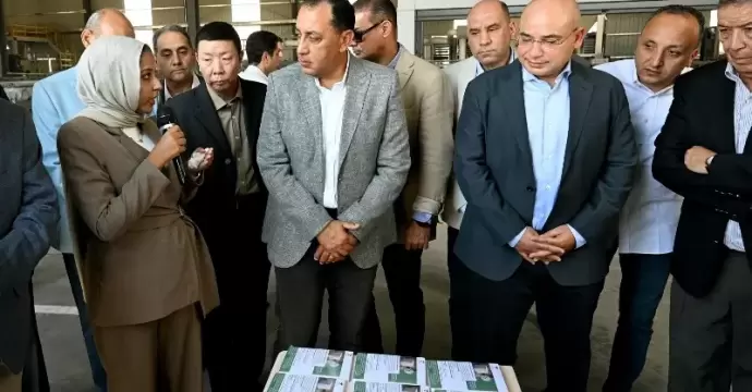 مدبولي يفتتح مصنع «بي شين تاي شان» لتكنولوجيا مواد البناء بالسخنة باستثمارات 10 ملايين دولار