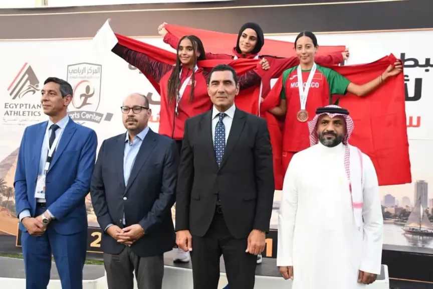 جوهر نبيل يفتتح أعمال تطوير الملعب والمضمار بالمركز الأولمبي ويشهد منافسات البطولة العربية لألعاب القوى