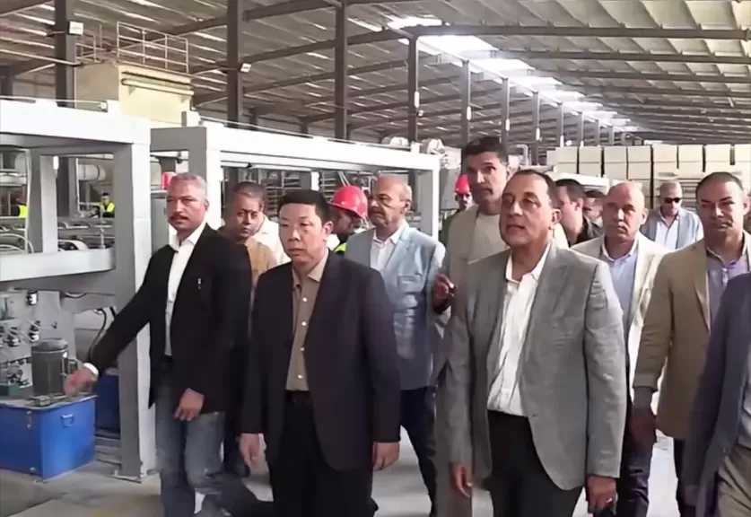 افتتاح مصنع ”بي شين تاي شان” لتكنولوجيا مواد البناء باستثمارات 10 ملايين دولار
