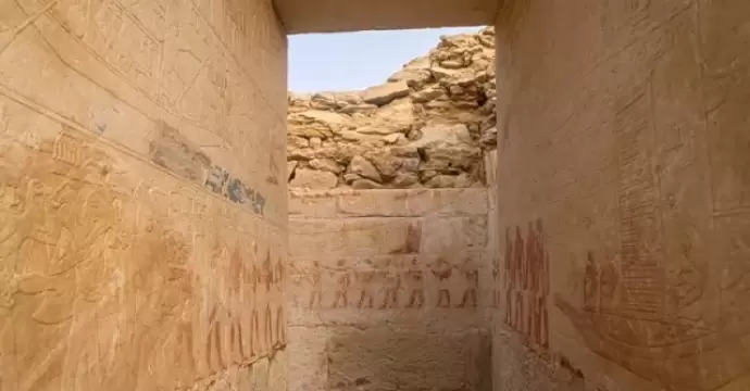 اكتشاف أثري جديد في سقارة.. العثور على مقبرة نادرة من عصر الأسرة الخامسة