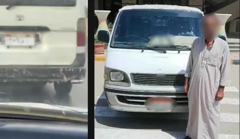 ضبط سائق ميكروباص طمس لوحته المعدنية للهروب من المخالفات بالشرقية
