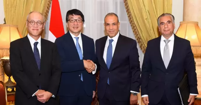 وزير الخارجية يبحث مع الرئيس التنفيذي لمجموعة ”تويوتا تسوشو” اليابانية سُبل تعزيز التعاون الاقتصادي
