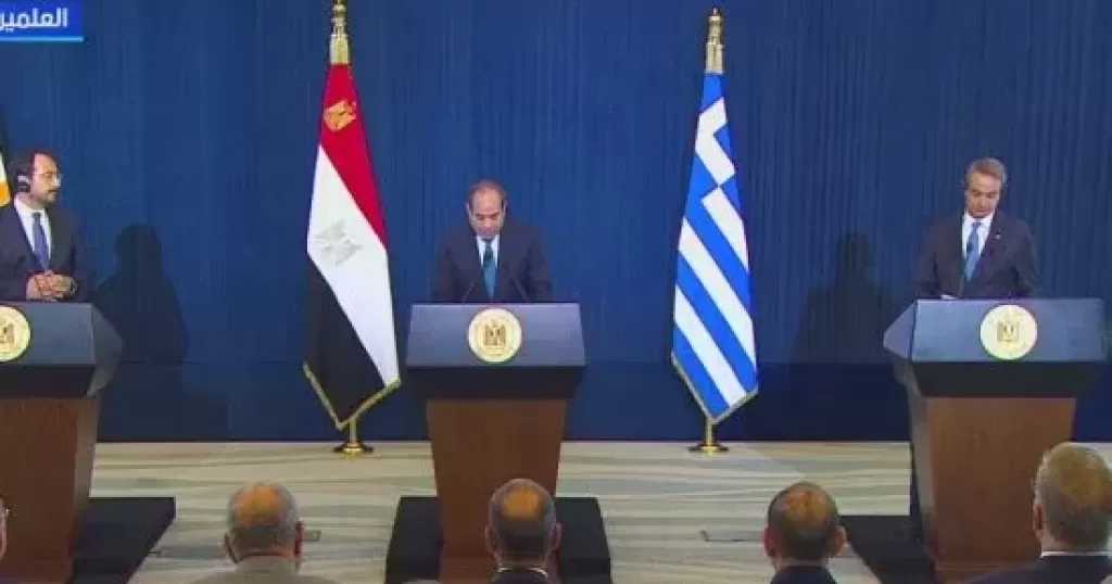 نص الإعلان المشترك لقمة العلمين الثلاثية بين مصر وقبرص واليونان