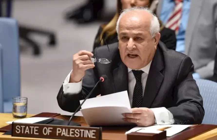 فلسطين تدعو مجلس الأمن لاتخاذ إجراءات حازمة لوقف جرائم الاحتلال والتطهير العرقي بحق الشعب الفلسطيني