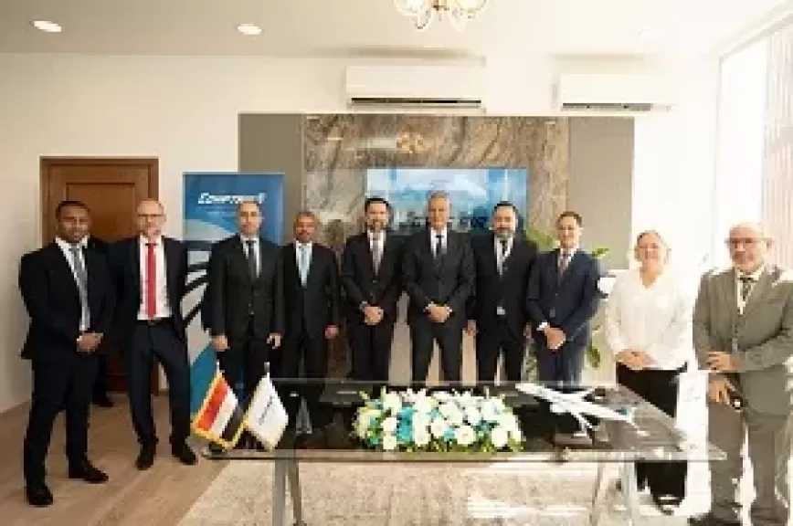 أكاديمية مصر للطيران وشركة أيرباص توقعان مذكرة تفاهم لتعزيز برامج تدريب صيانة الطائرات