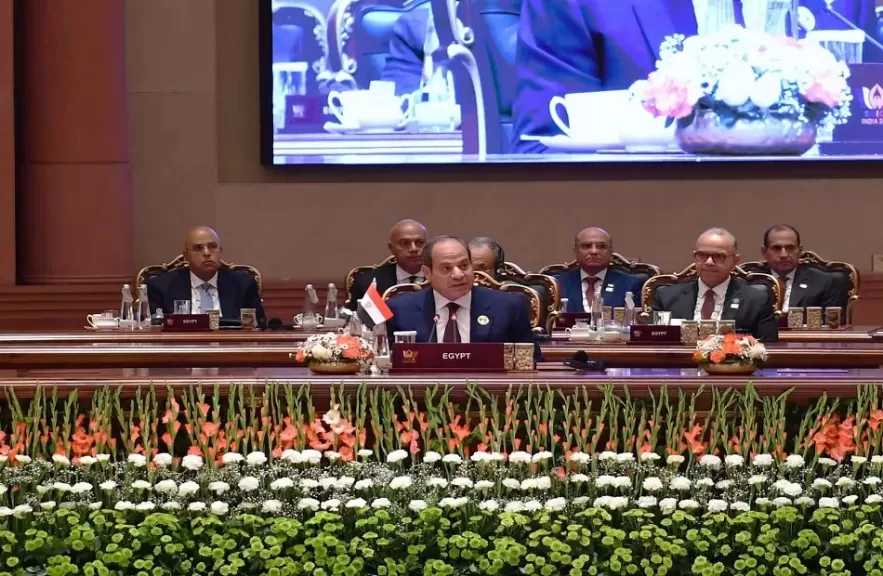 الرئيس السيسي: مصر تؤكد استعدادها لمواصلة العمل مع الدول أعضاء وشركاء البريكس