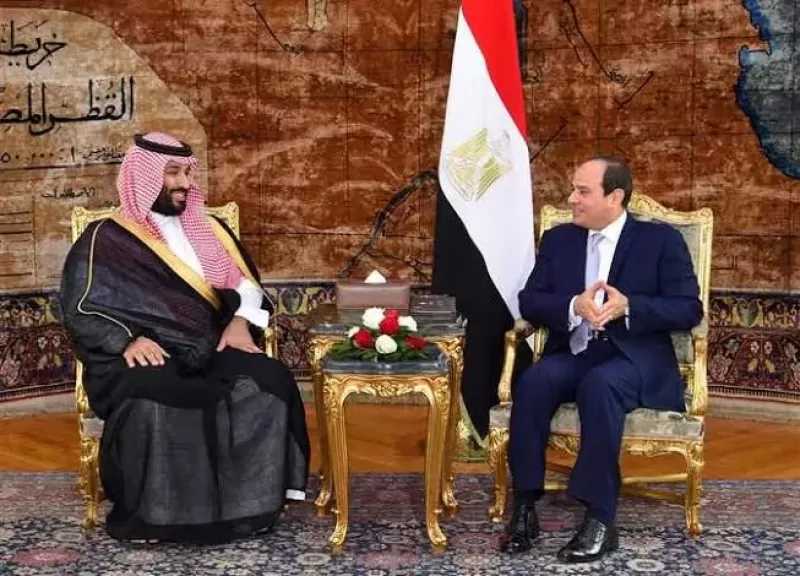 الرئيس السيسي يهنئ بن سلمان والشعب السعودي بمناسبة قرب حلول اليوم الوطني السعودي