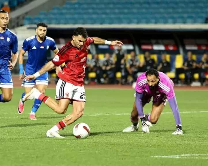 زيزو رجل مباراة الأهلي وأبو قير للأسمدة