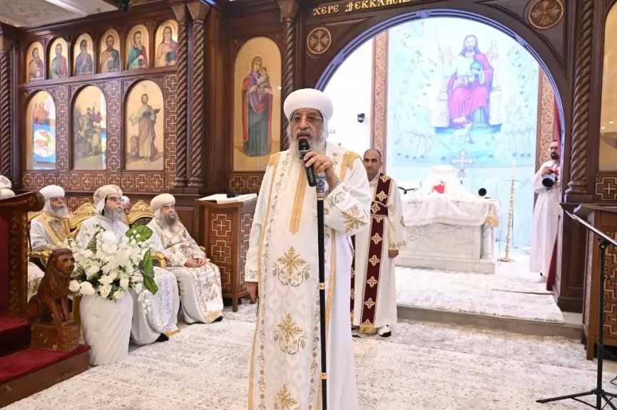 البابا تواضروس يصلي القداس في مطرانية ببا والفشن ويؤكد: المحبة الحقيقية ليست مجرد كلام