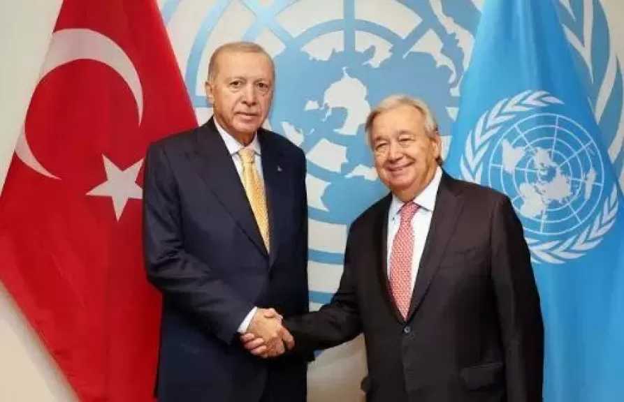 أردوغان يدعو إلى خفض التصعيد في إيران وأوكرانيا خلال اجتماع مع جوتيريش