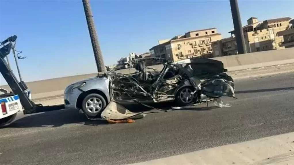 مصرع شخصين وإصابة 11 آخرين إثر تصادم سيارتين في الغربية