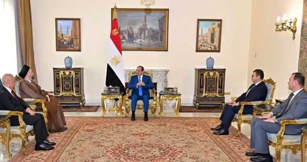 رئيس تيار الحكمة العراقي يؤكد حرصه على التشاور مع الرئيس السيسي والوقوف على رؤيته لخفض التصعيد بالمنطقة