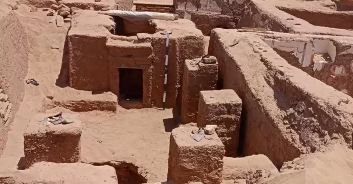 كشف أثري جديد بمنطقة بئر الشغالة بالواحات الداخلة بالوادي الجديد